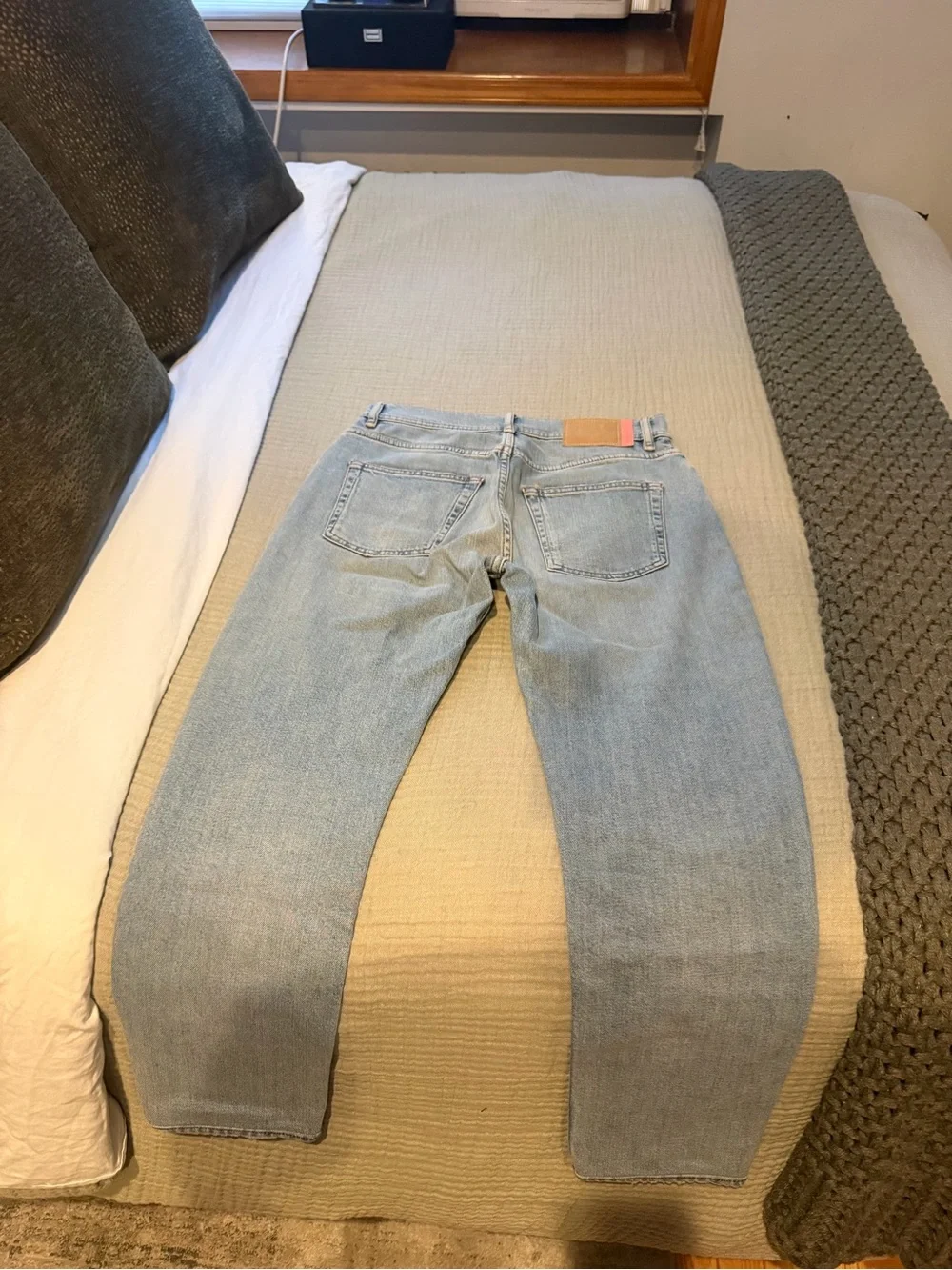 Acne Light Blue Straight Men’s Jeans